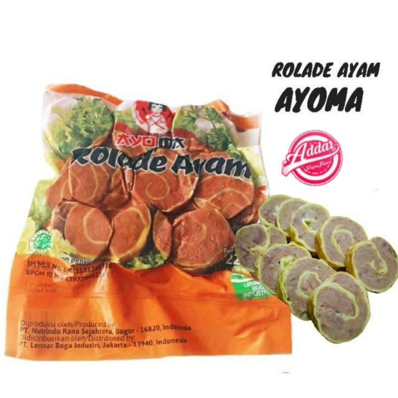 

Rolade Ayam Ayoma 225 gram