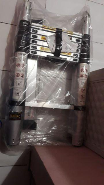 Tangga Double Teleskopik 2.2+2.2  4.4 M Telescopic Mollar