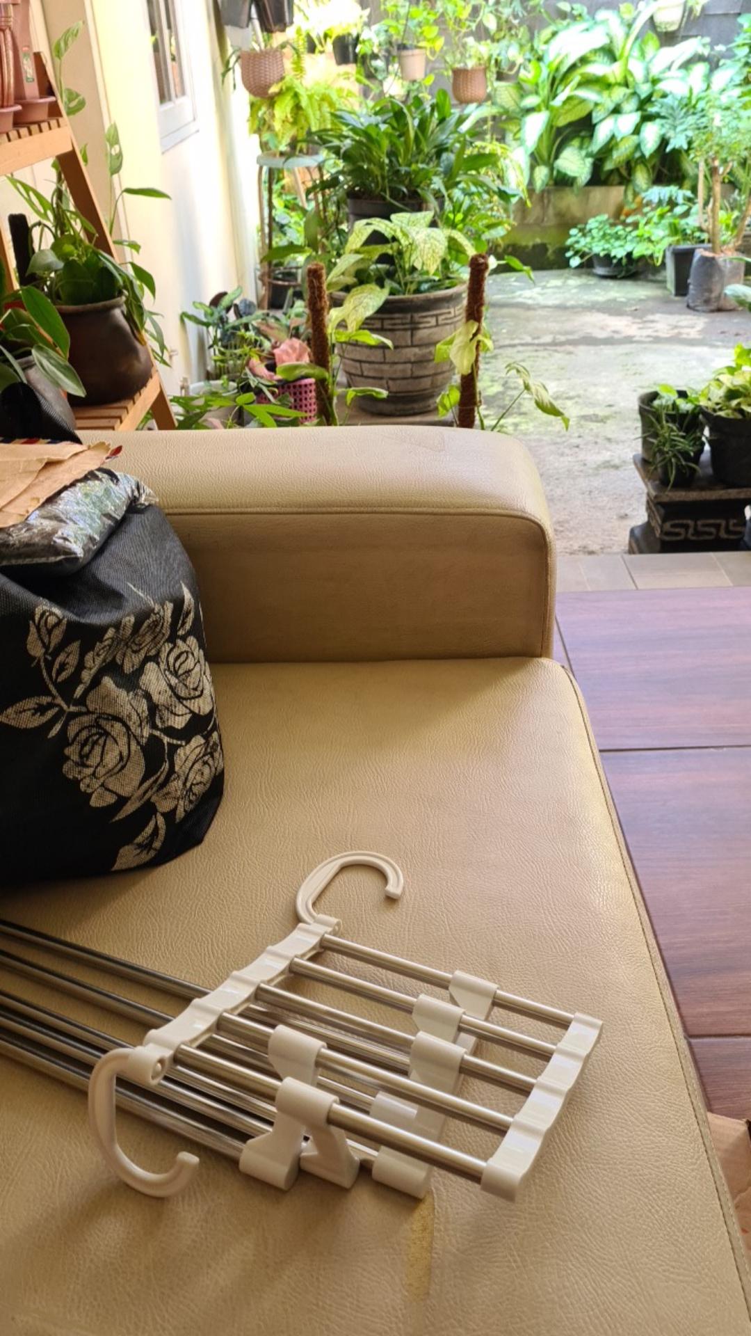 5 Way Trouser Hanger Gantungan Celana Rok 5 Susun Hemat Tempat Travel