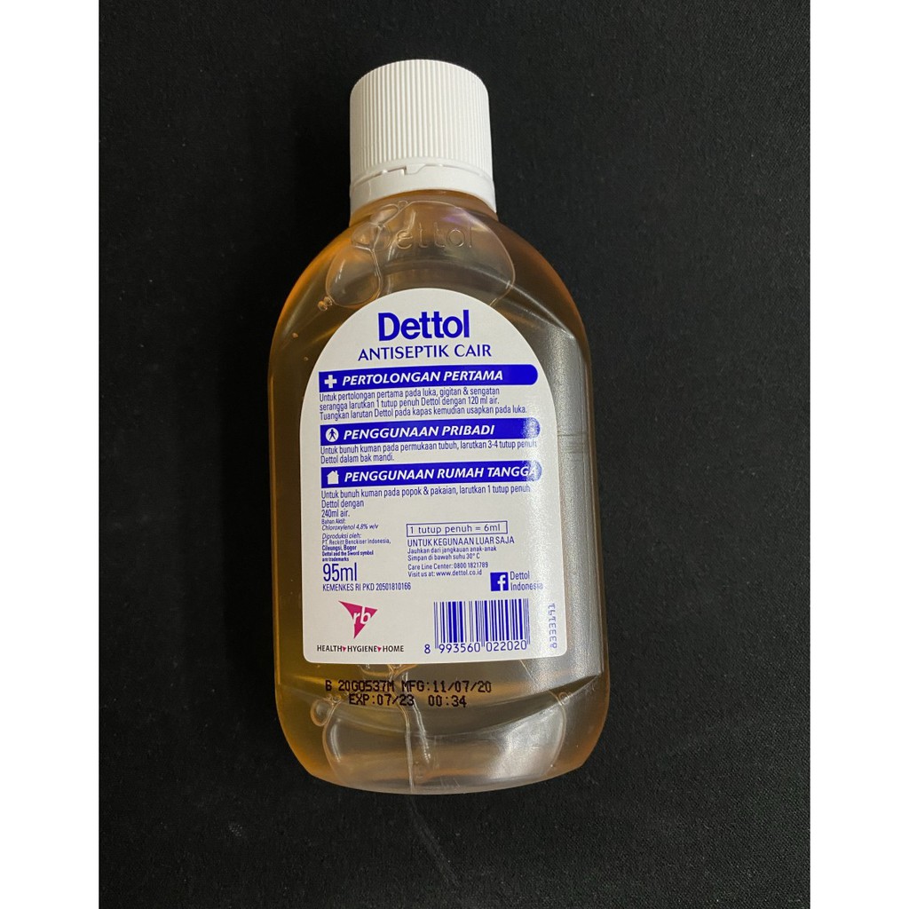 Dettol antiseptic anti bakteri 95 ml