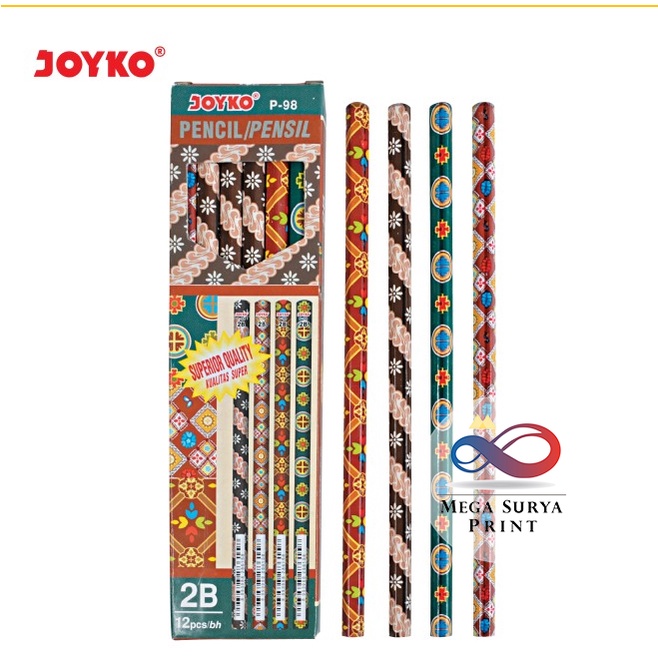 

Pensil Batik P-98 2B Joyko Pak