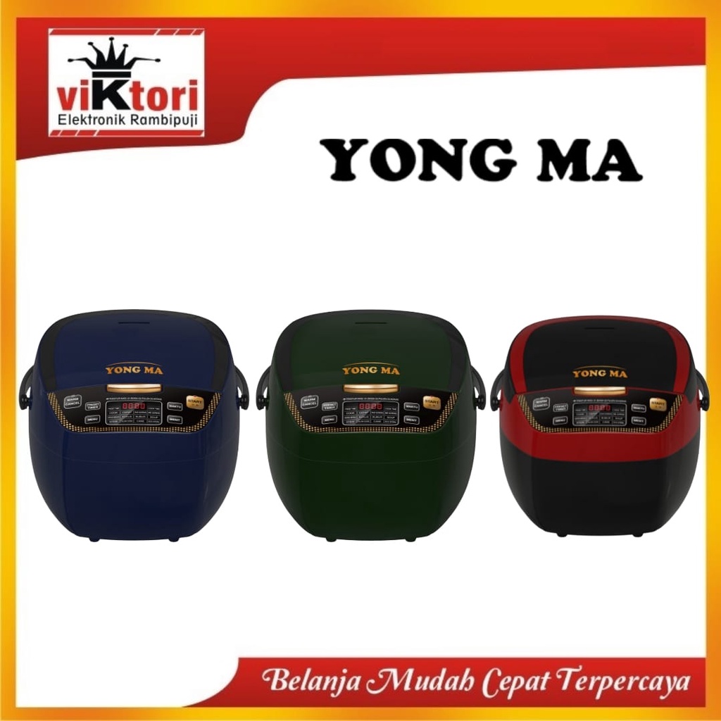 YONG MA DIGITAL SMC8017 / MAGIC COM YONG MA 2 LITER / RICE COOKER 3IN1 YONG MA / PENANAK NASI DIGITA