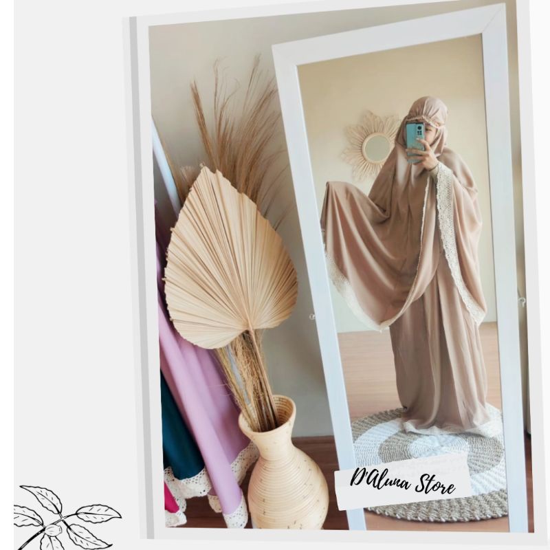 Mukena Polos Katun Rayon Premium