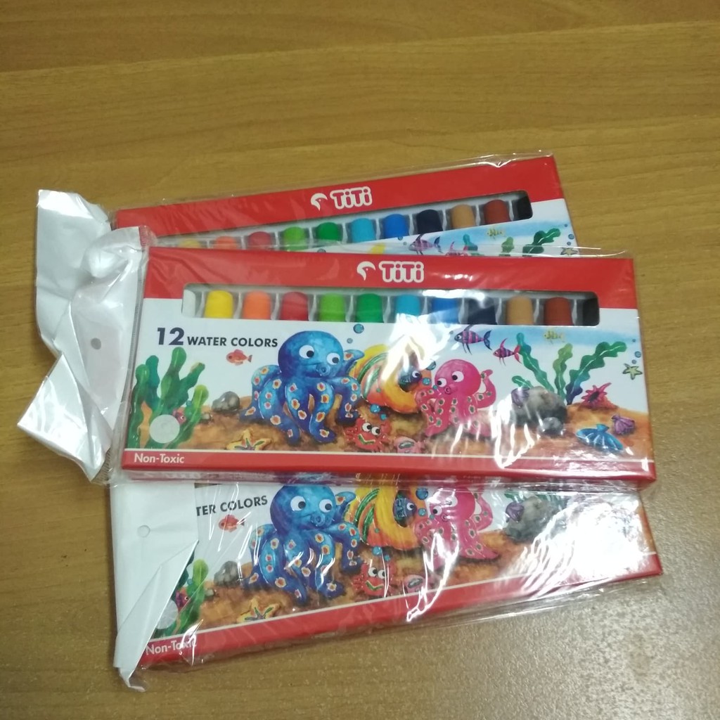 

Cat Air 12 warna / TITI Water Color - Non Toxic