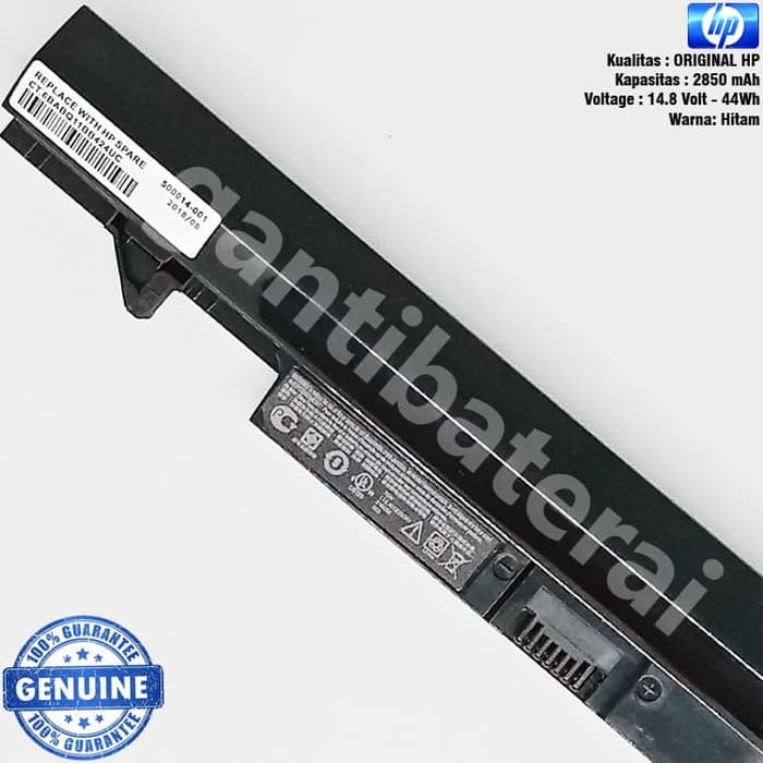 Baterai Laptop HP ProBook 430 430-G1 430-G2 RA04 HSTNN-IB4L Original