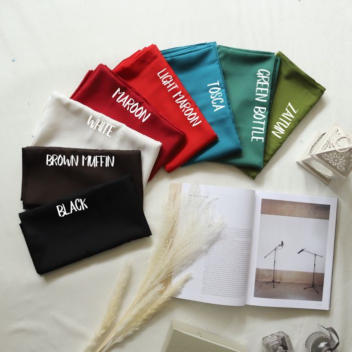 Jual JILBAB SEGIEMPAT POLOS HIJAB KERUDUNG SEGIEMPAT ASH EARTH Berkualitas