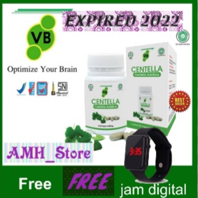 Vitamin otak vb centella asiatica