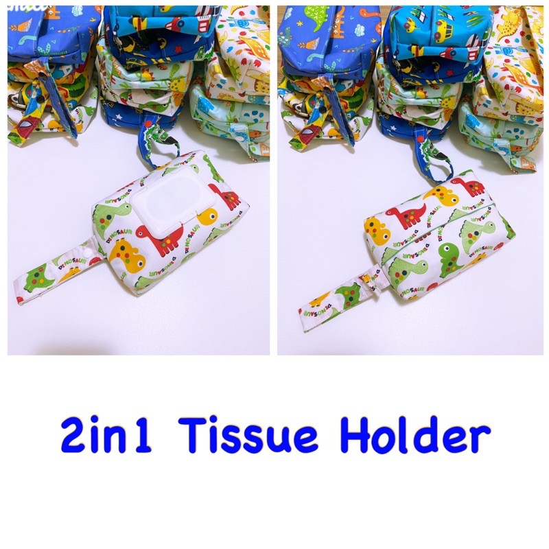 Fawn’G Handmade - 2in1 Tissue Holder / Tissue POUCH / wet tissue POUCH