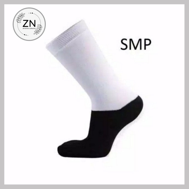 kaos kaki putih kaos kaki sekolah anak SMP kaos kaki putih hitam premium grosir kaos kaki sekolah so