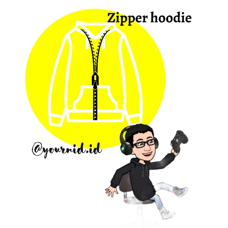 Zipper Hoodie Custom Darryl