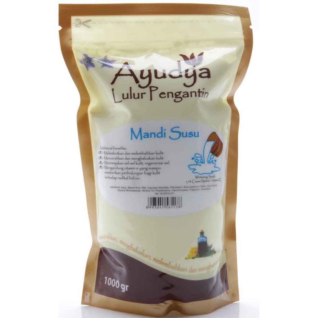 

Perawatan Kulit/ Ayudya Lulur Pengantin Mandi Susu 1Kg