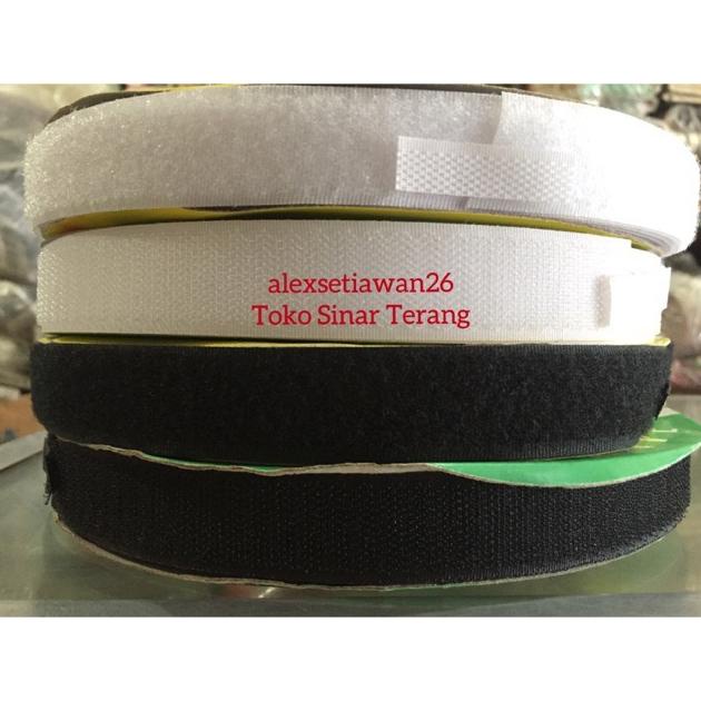 

[BISA COD] Perekat kain velcro 1 inch magic tape kretekan 2,5 cm