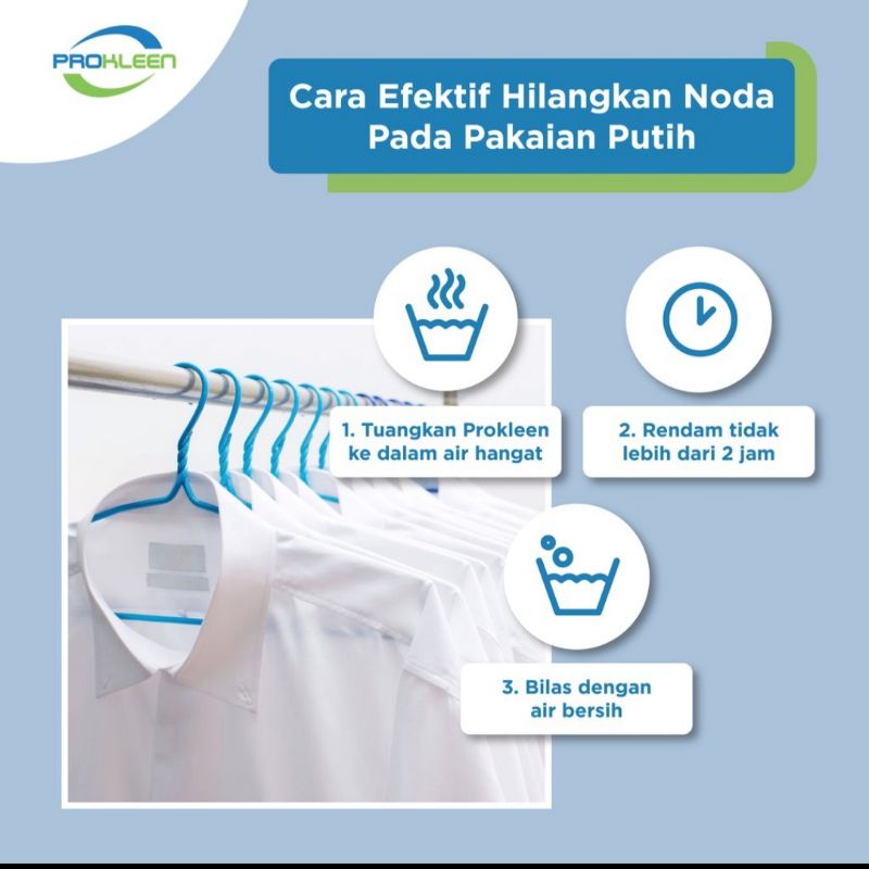 Pemutih Pakaian Penghilang Noda Disinfectant PREMIUM PROKLEEN 1 LITER