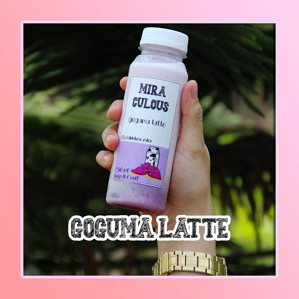 Goguma Latte by Miraculous- Minuman Botolan Sehat - 250 ml