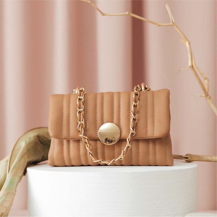 Tas Wanita Shoulder Bag Willow Latte Merche