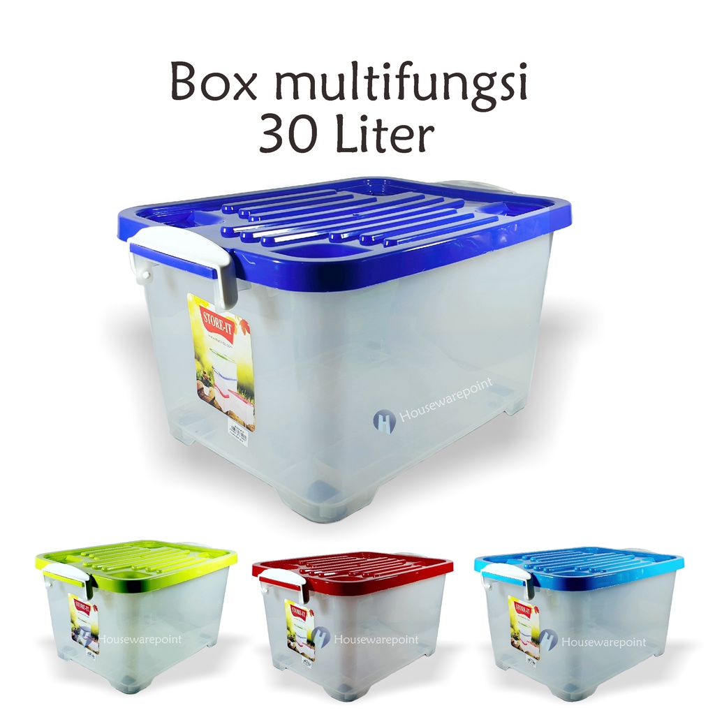 1 pc Box 30 Liter/ Storage Box serbaguna/ Bos plastik/ Kotak plastik besar / Kotak mainan (BOX 30 L 