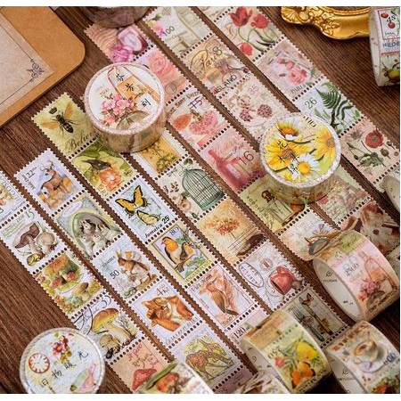 Japanese Washi Tape - Vintage Philatelic Series