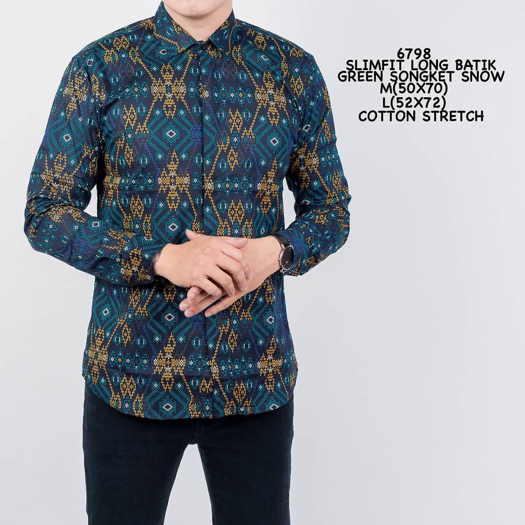 NEW ARRIVAL DISTRO BATIK PRIA BORDIR SOGAN HRB026 BATIKAF NOTOARTO BATIK IPNU-IPNU HEM PRIA bel-Green 6798