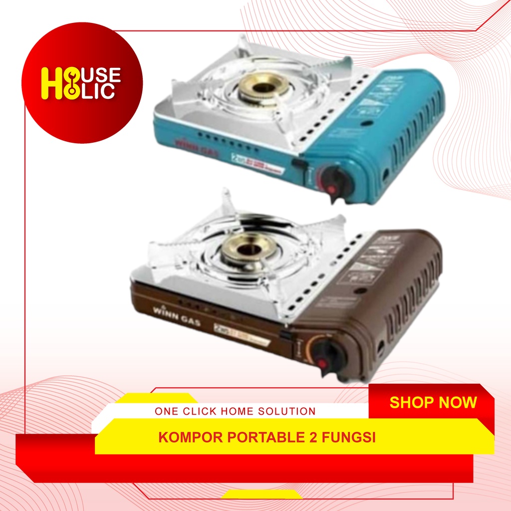 Kompor Portable 2 Fungsi / Kompor Gas Portabel Kompor Camping