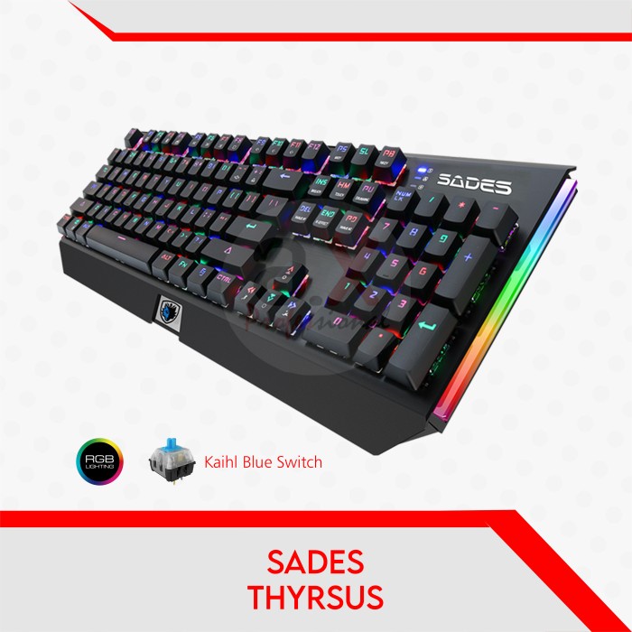 Jual Sades Thyrsus RGB Mechanical Keyboard Indonesia