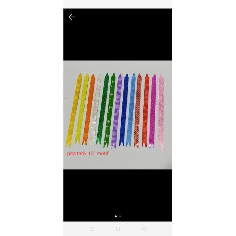 

Pita tarik 12 motif paket 500 Pcs