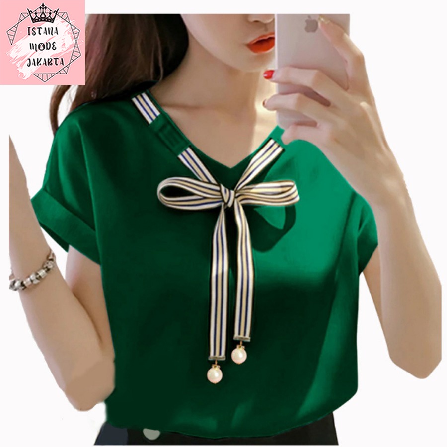 ISTANA MODE JAKARTA Blouse Laura / Blouse Thalia / Blouse Verra / Blouse Wanita / Fashion Wanita / imjv6-5