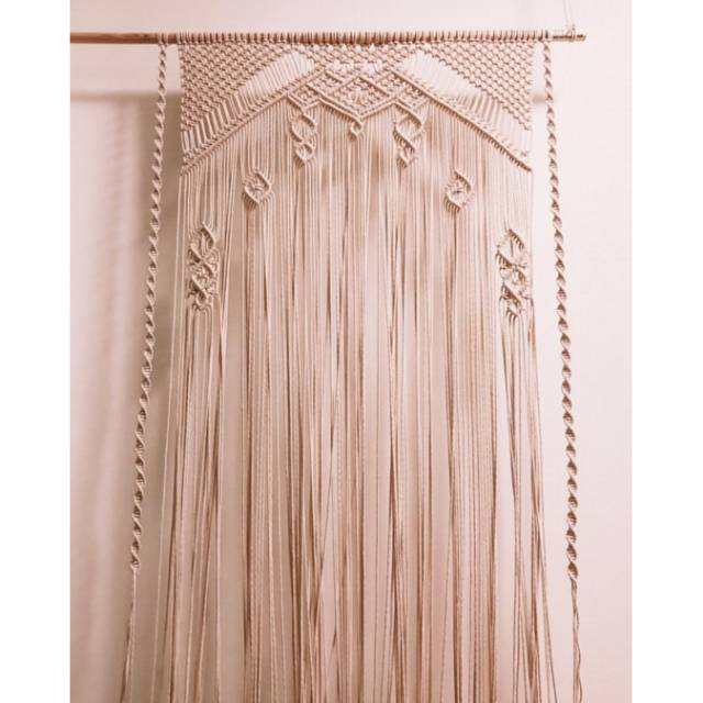 Macrame tirai pintu