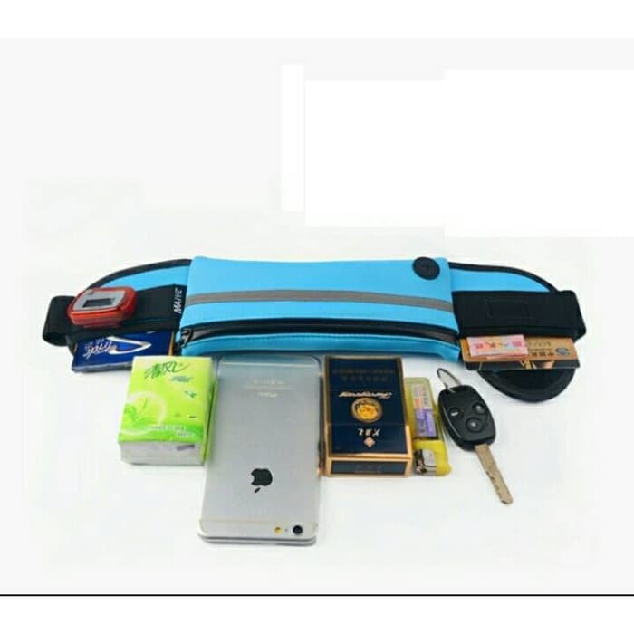 Tas Ikat Pinggang Lari Water Proof 1 Kantung Go Belt Running Belt