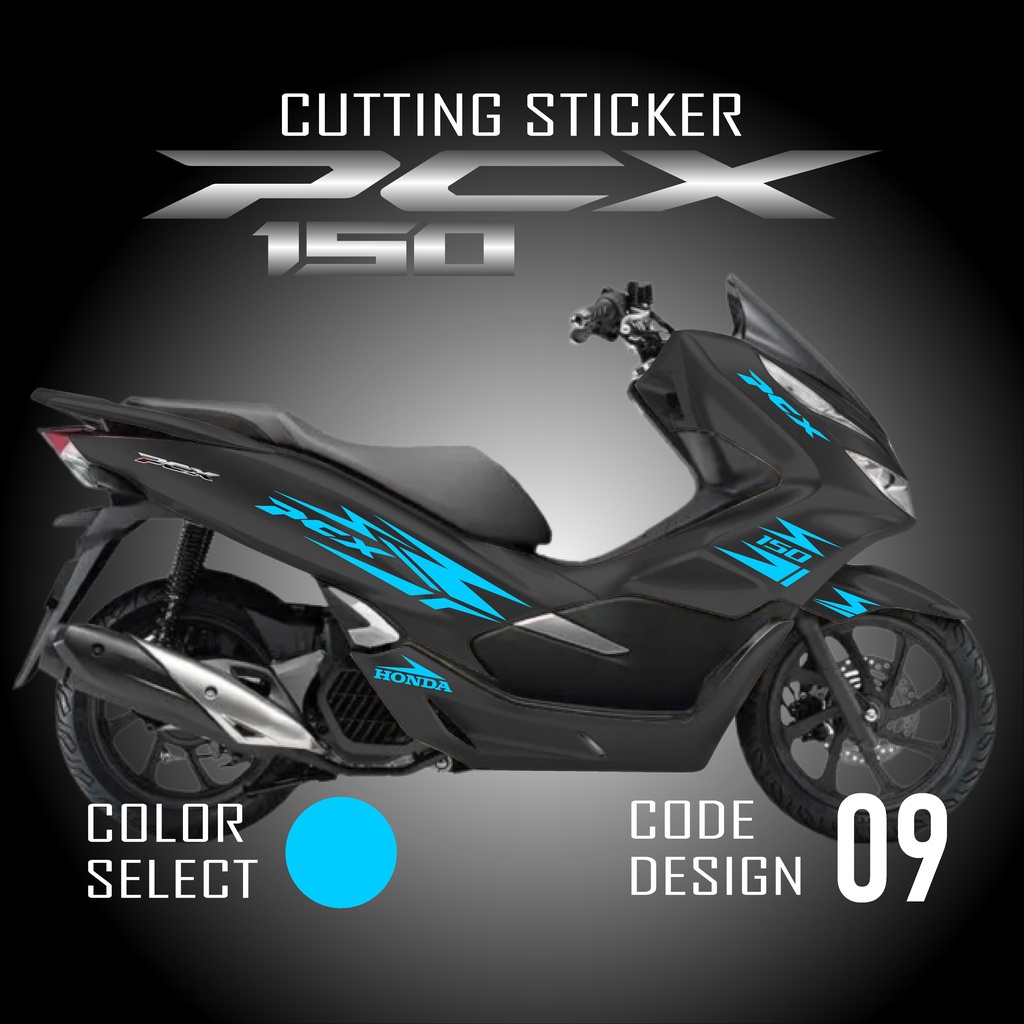 COD Cutting Sticker PCX 150 New - Stiker Striping Lis Timbul Variasi Motor Honda New PCX 150 Warna S