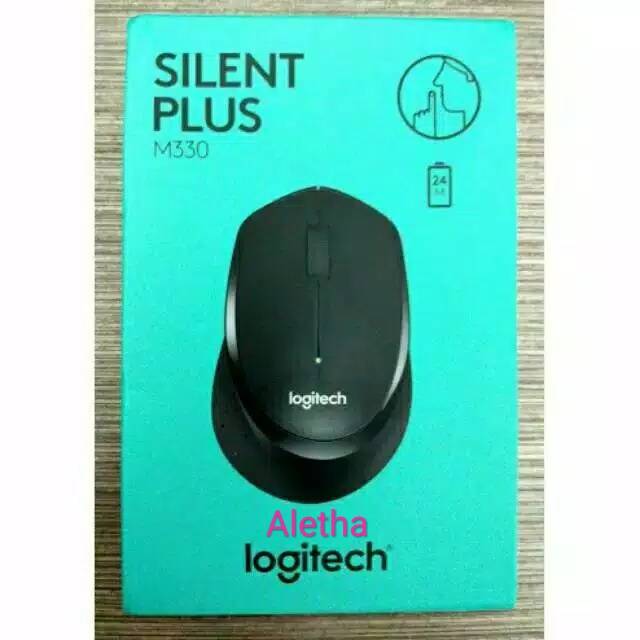 Logitech M330 Mouse Wireless untuk Laptop / komputer ( Sillent Mouse )