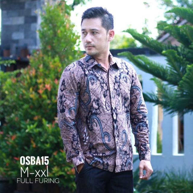 KEMEJA BATIK SOLO ANGGORO OSLO BATIK PRIA