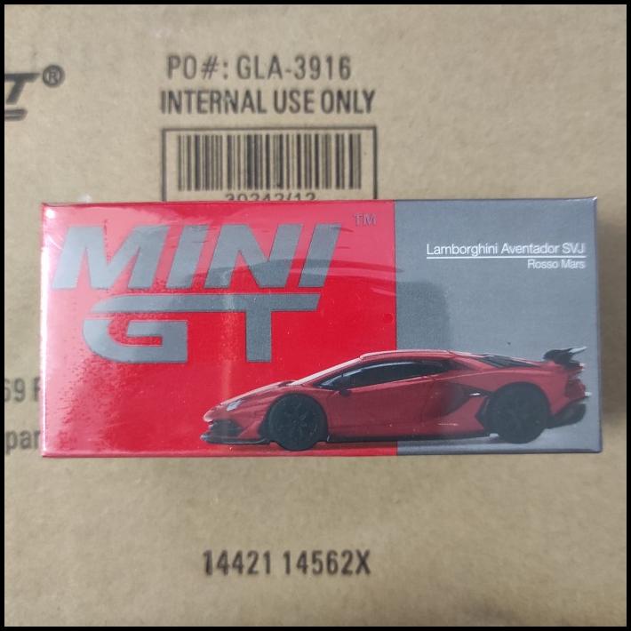 Mini Gt 198 Lamborghini Aventador Svj - Rosso Mars