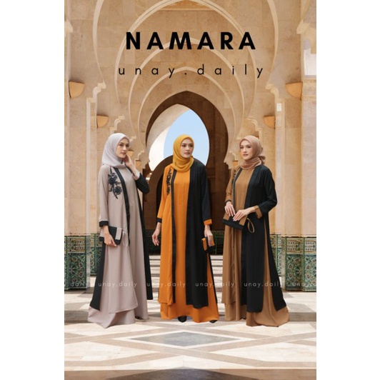 NAMARA SET (inner, outer, dompet) by unay daily READY
