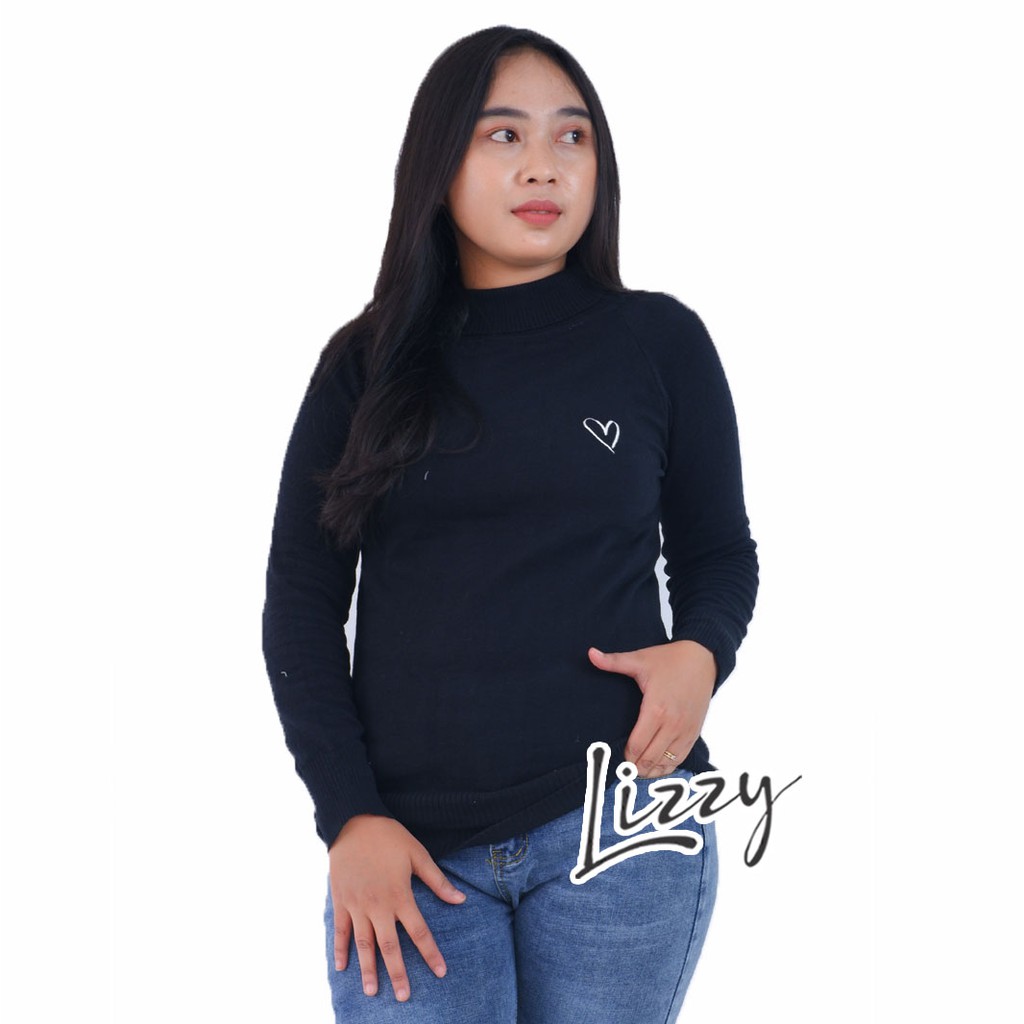 Lizzy - SWEATER TURTLENECK SYAHNAS LOVE