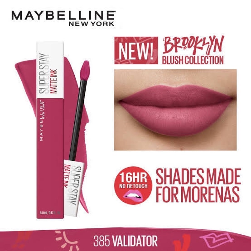 MAYBELLINE SUPERSTAY MATTE INK 385 VALIDATOR