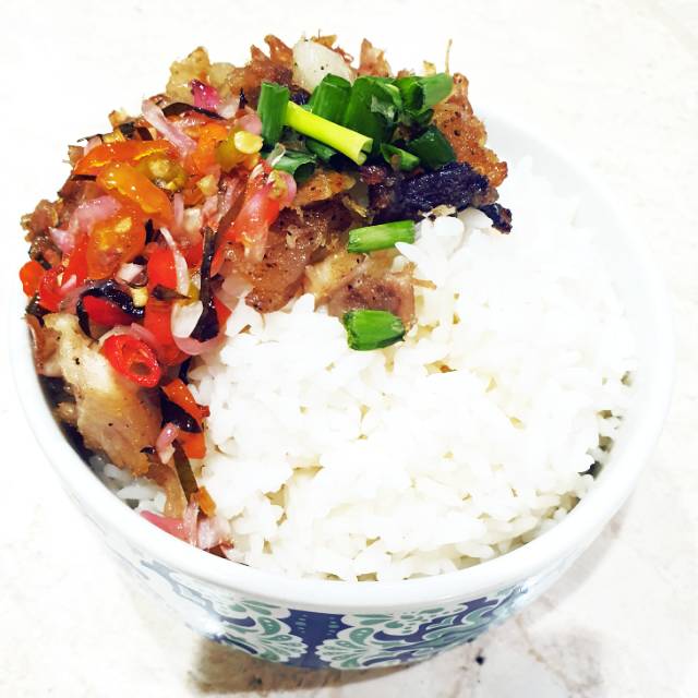 

Nasi Braised Pork Sambal Matah