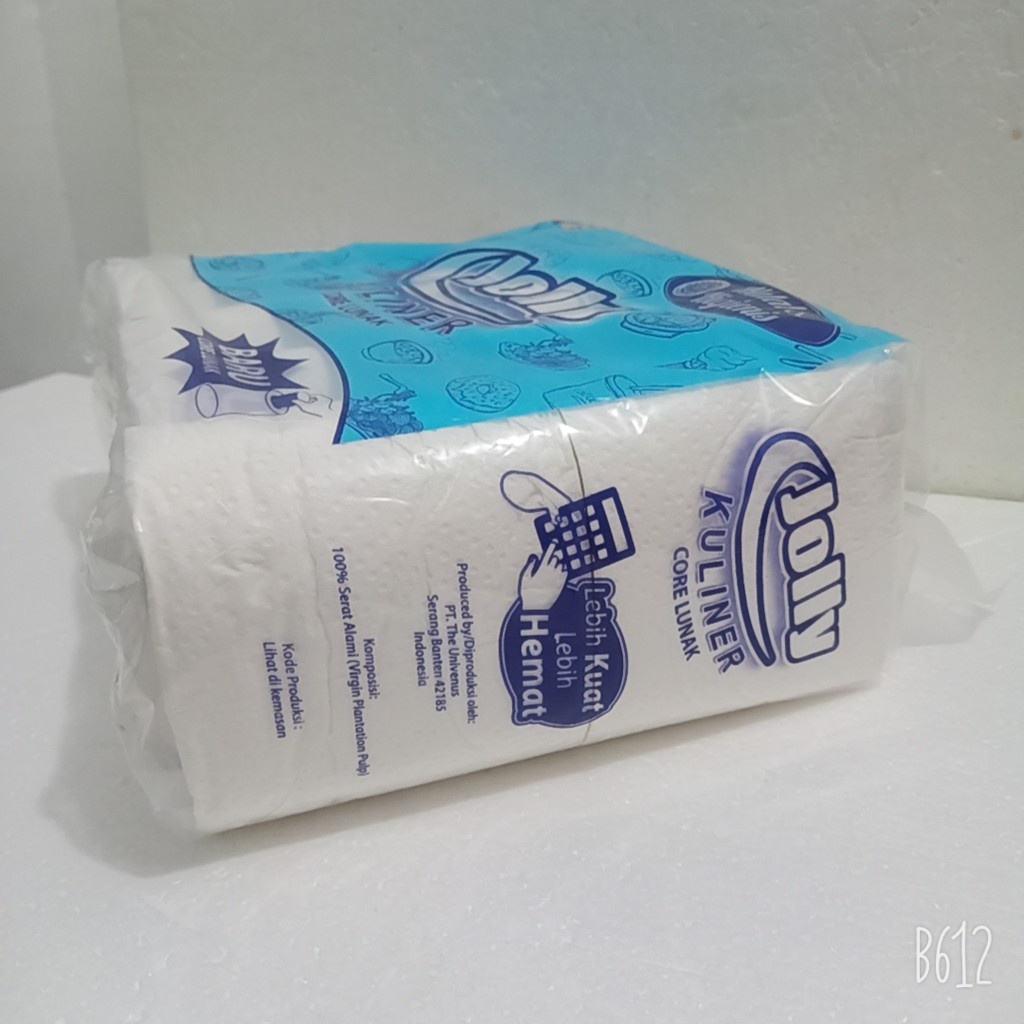 Tissue Gulung Jolly Core Lunak Tisu Dapur Tisue Kamar Mandi 10 Roll