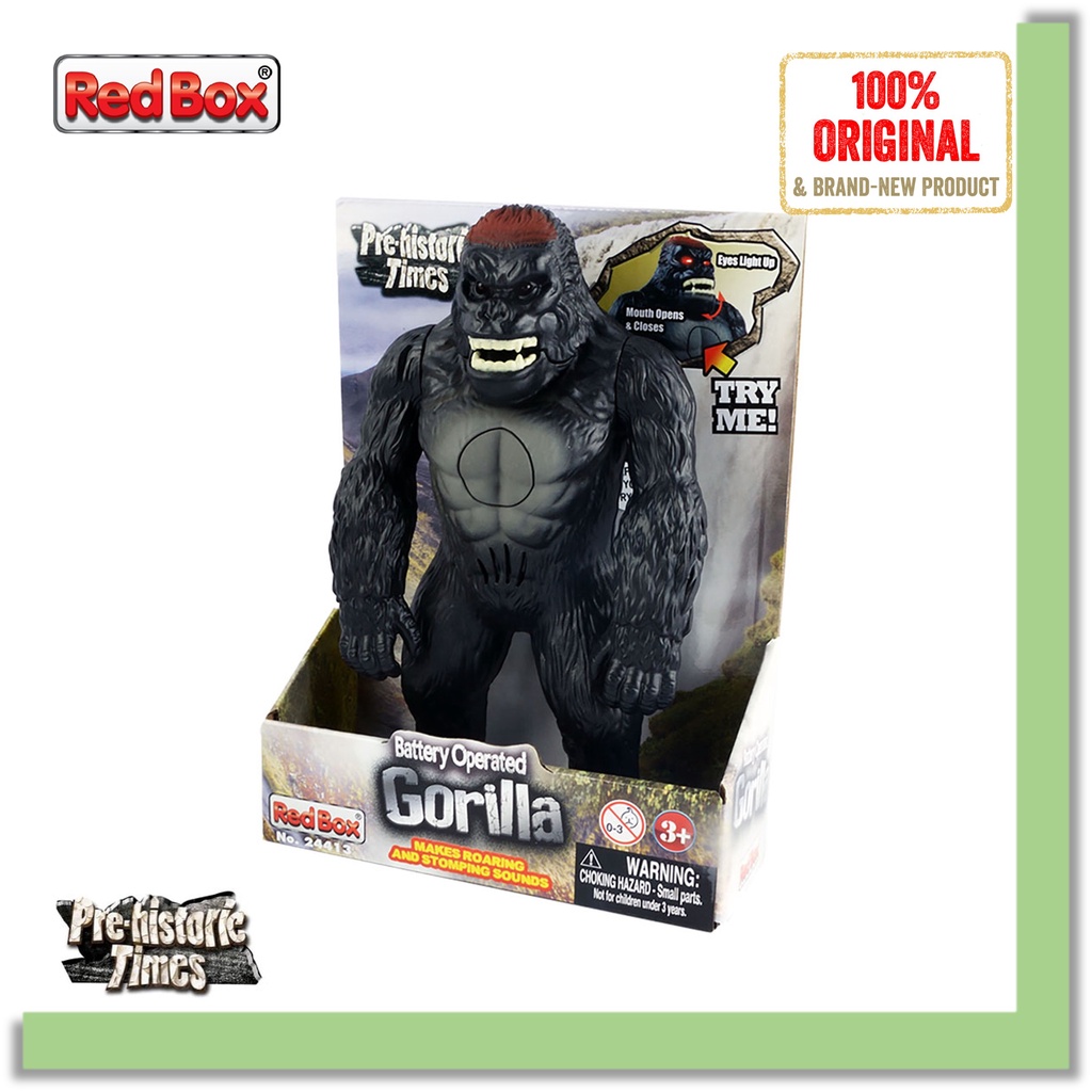 Red Box Toys Pre-Historic Times Gorilla Battery Operated Sound and Light Mainan Anak Gorila RedBox 2