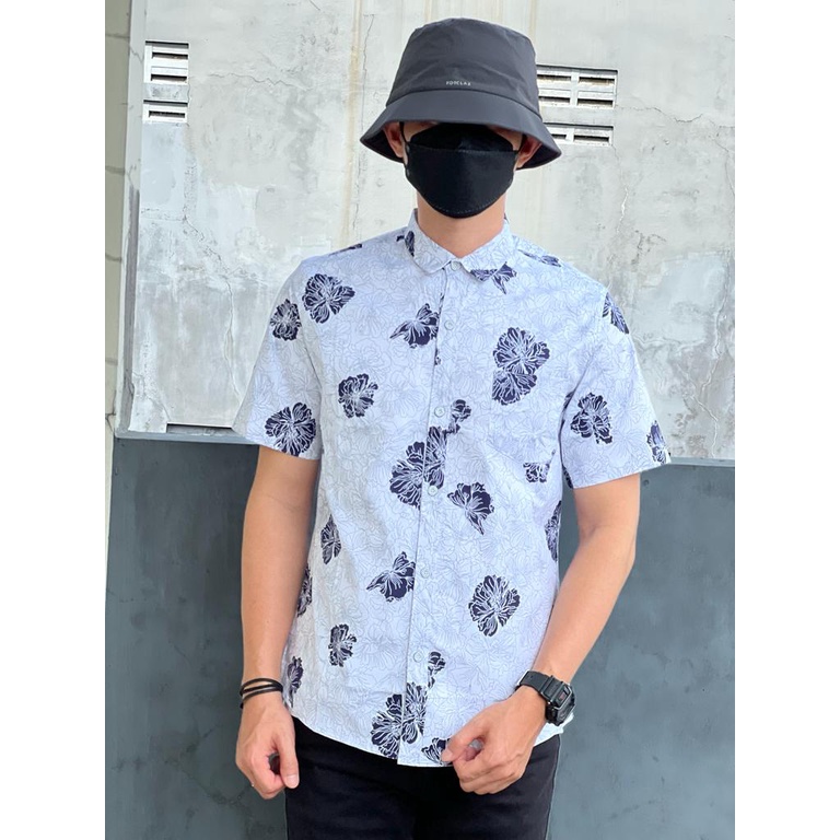 MOKOKOMO Kemeaj Pria PD-48 Kemeja  Lengan Pendek Kemeja casual