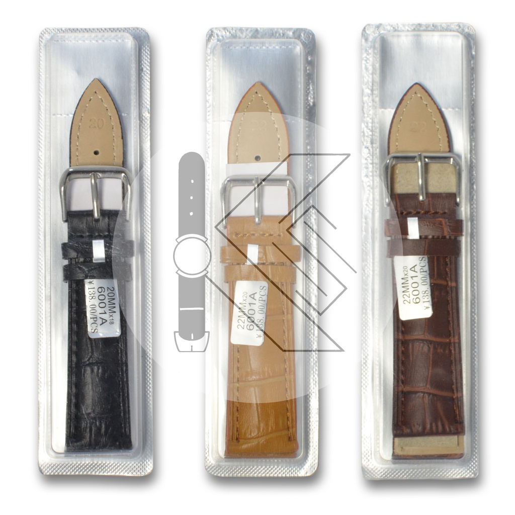 Strap Kulit Time King Motif / Corak