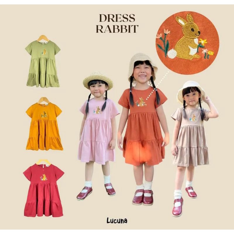 DRESS RABBIT BORDIR BY LUCUNA