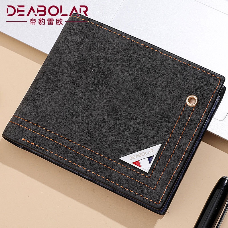 IMPOR DEABOLAR K3274 DOMPET LIPAT PRIA TEBAL RFID WALLET FOLD GOOD QUALITY