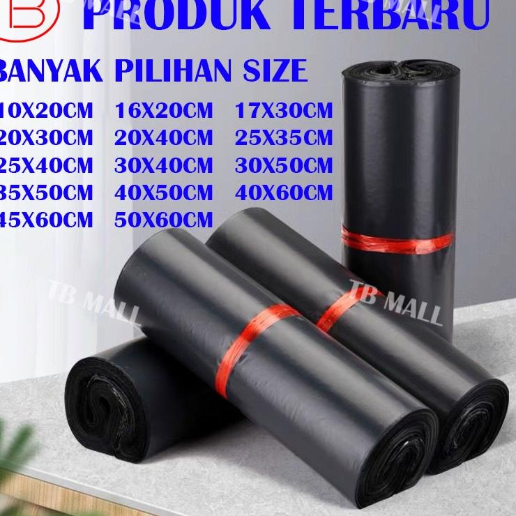 

Dapatkan Koin Kantong Plastik Packing Olshop LDPE Polymailer 20X40CM Lem Perekat 100pcs Hitam Tebal Anti Plon