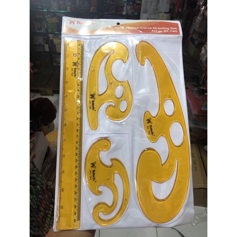 

mal kuping butterfly set art 740