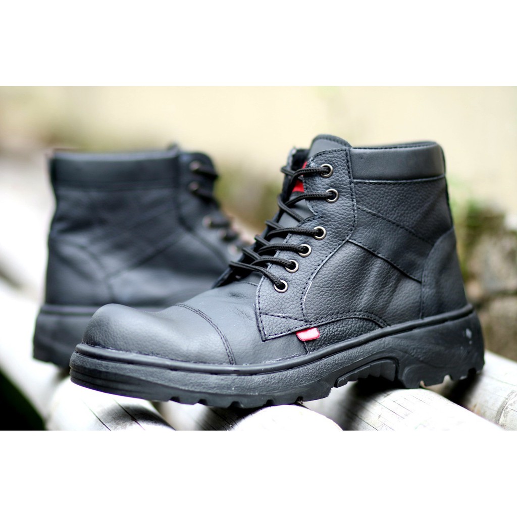 PROMO! SEPATU BOOTS PRIA KULIT ASLI I BOOT PHAN L BUT HIKING L BUTS SEKOLAH BOT PROYEK I BUT'S KERJA