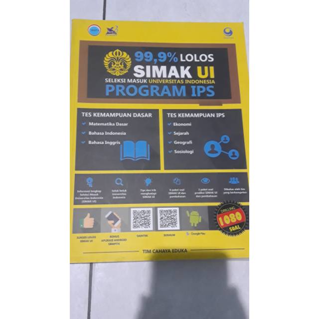 99,9% LOLOS SIMAK UI PROGRAM IPS