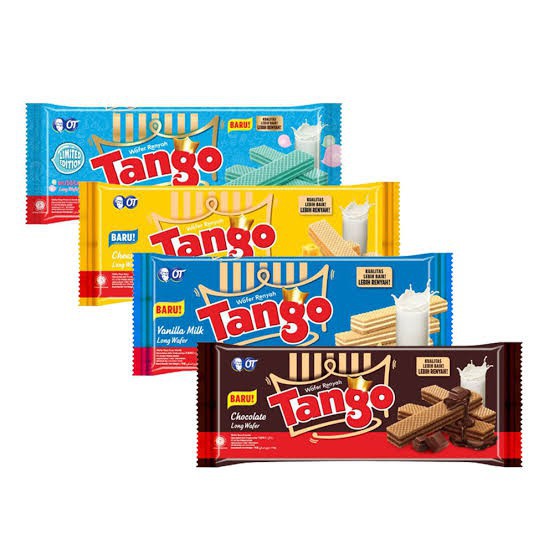 Tango wafer 130gr (Coklat/Vanila,Cheese)