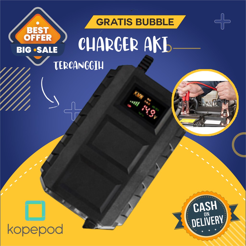 VOLTUNER Cas Aki 12V 20 Ampere Kualitas Charger Terbaik Charger Aki Truck