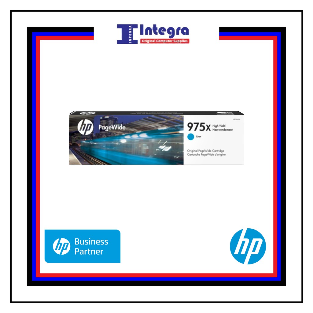 Tinta HP PageWide 975X Cyan Original Cartridge - L0S00AA