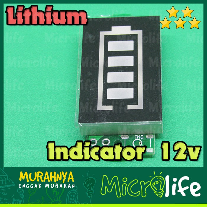 LITHIUM BATTERY INDICATOR 12V